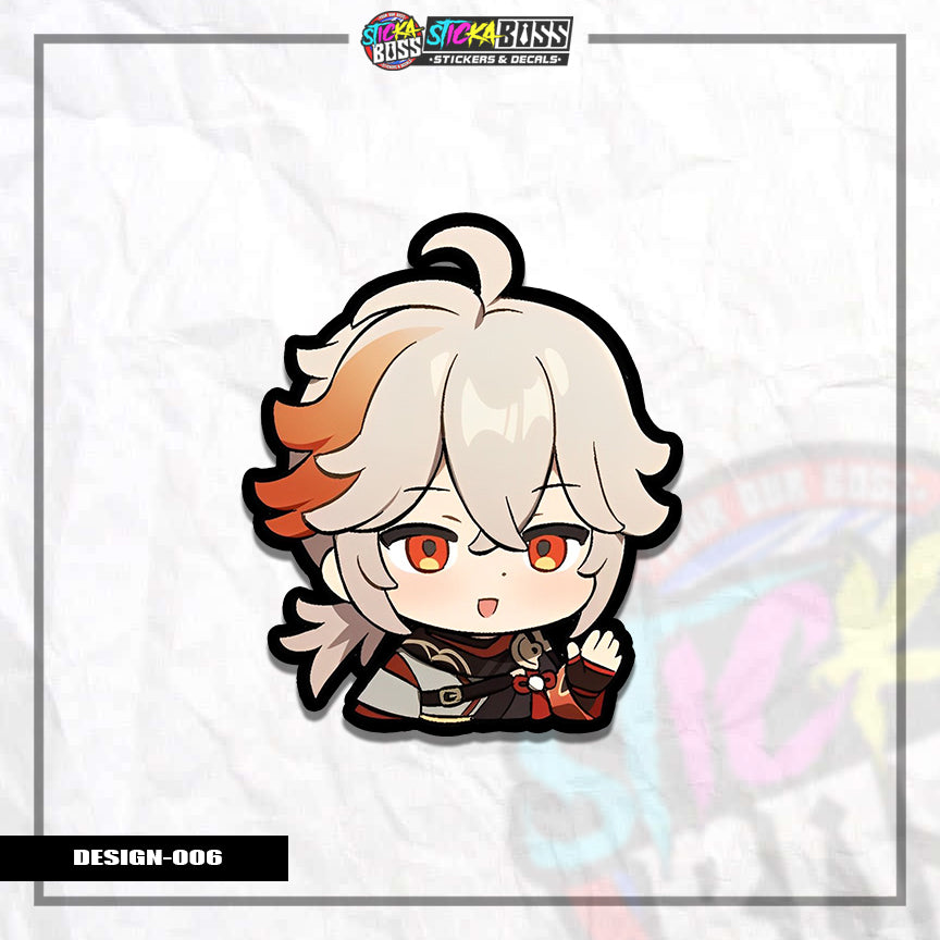 GENSHIN | ANIME STICKER HEADS ( ANIME VINYL STICKER DECALS )【Stickaboss】