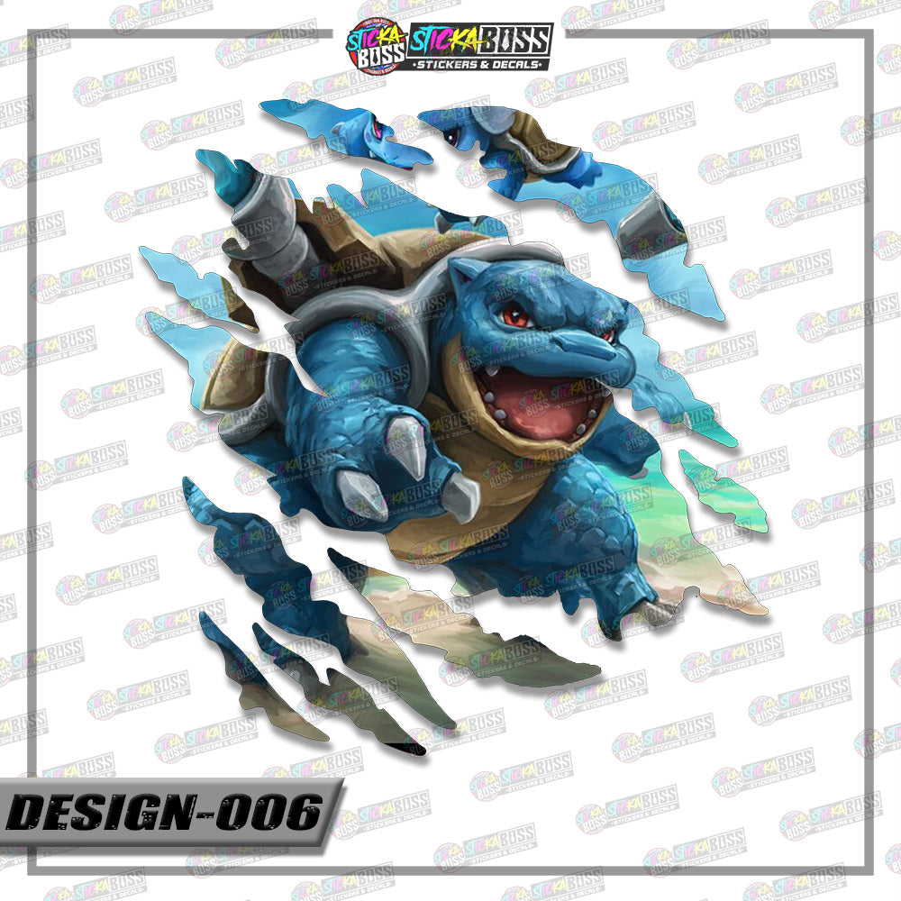 POKEMON PART 1 | ANIME SCRATCH STICKER【VINYL PRINTED】( LAMINATED / WATERPROOF )【Stickaboss】