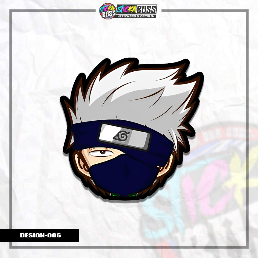 NARUTO | ANIME STICKER HEADS ( ANIME VINYL STICKER DECALS )【Stickaboss】 (Copy)
