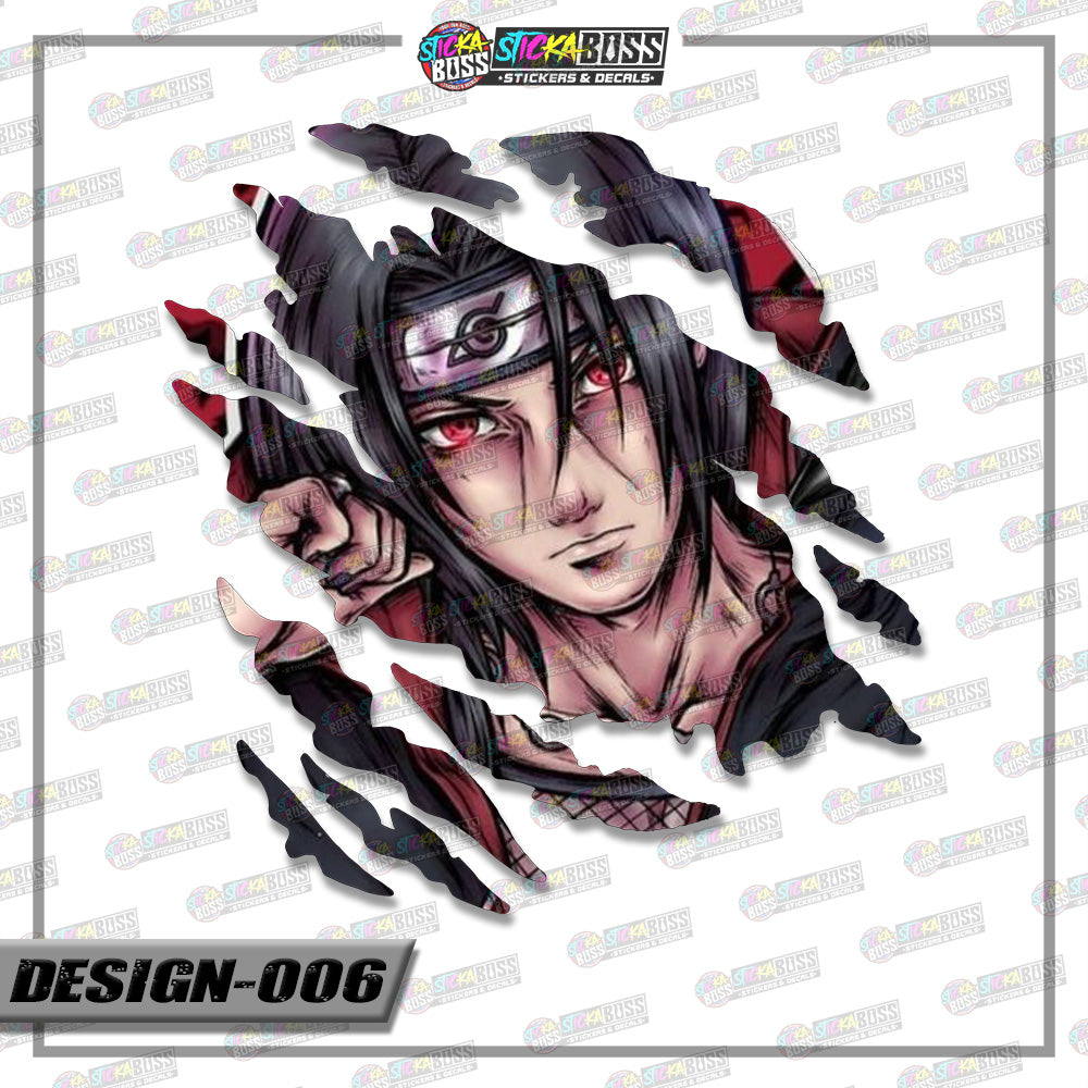 NARUTO PART 2 | ANIME SCRATCH STICKER【VINYL PRINTED】( LAMINATED / WATERPROOF )【Stickaboss】