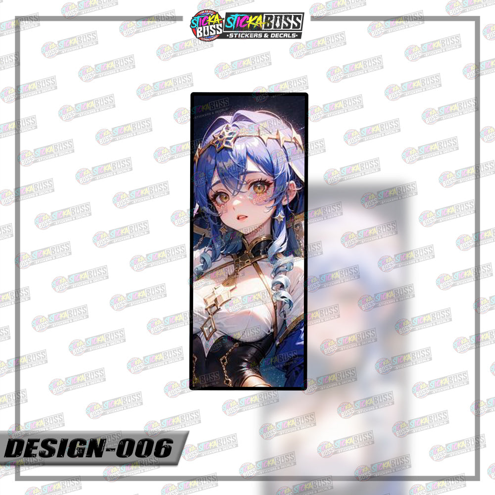 GENSHIN IMPACT | RECTANGLE SIZE VINYL STICKER 【VINYL PRINTED】( LAMINATED / WATERPROOF )