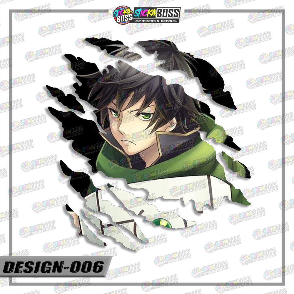 BLACK CLOVER | ANIME SCRATCH STICKER【VINYL PRINTED】( LAMINATED / WATERPROOF )