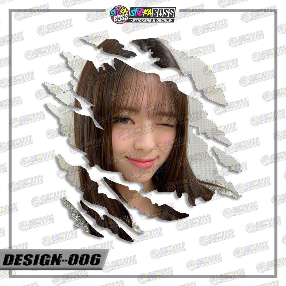 ITZY | SCRATCH STICKER【VINYL PRINTED】( LAMINATED / WATERPROOF )【Stickaboss】