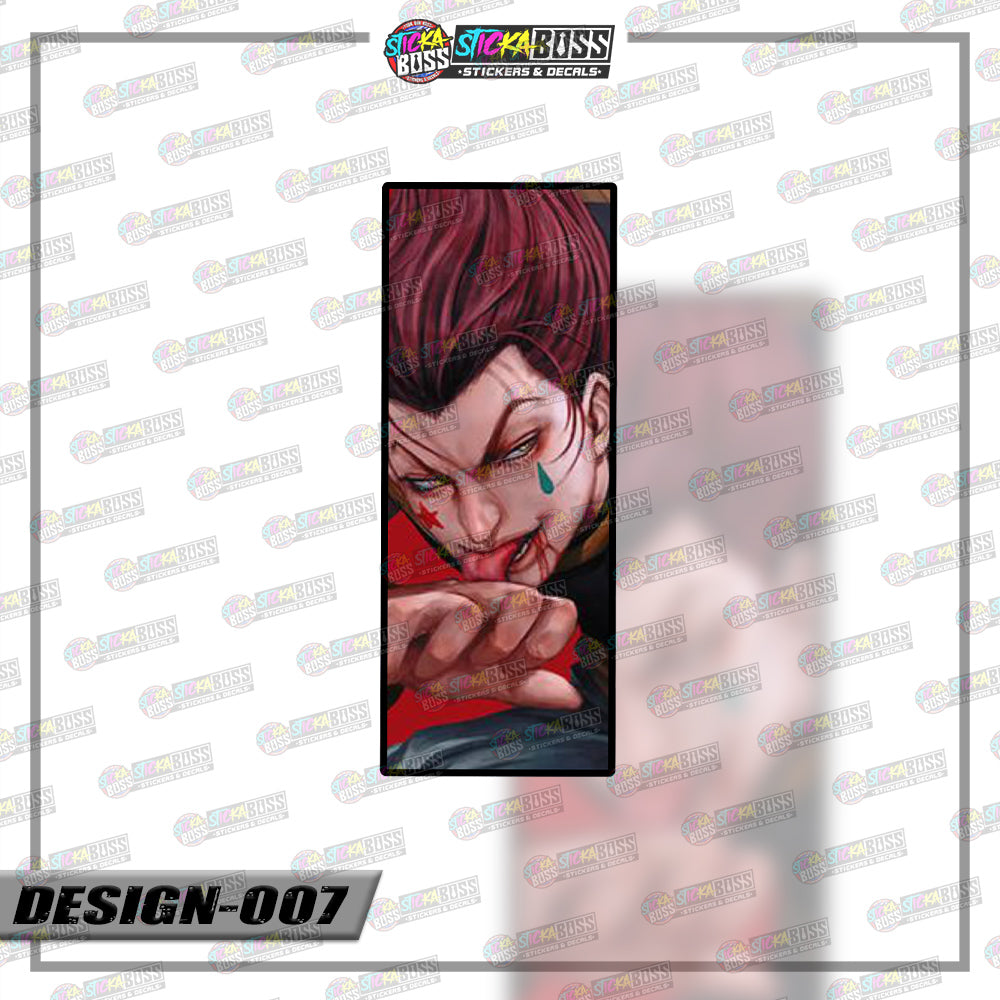 HUNTER X HUNTER | RECTANGLE SIZE VINYL STICKER 【VINYL PRINTED】( LAMINATED / WATERPROOF )