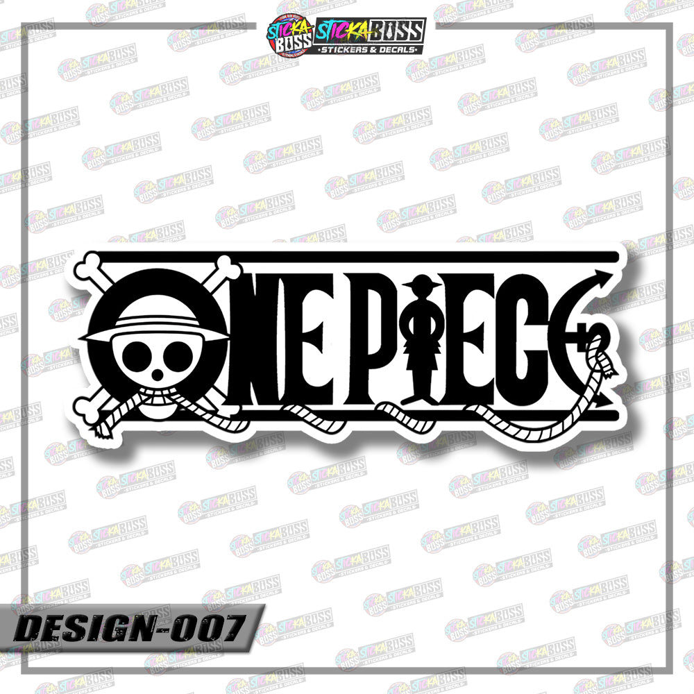 ONE PIECE P2 | VINYL STICKER【VINYL PRINTED】( LAMINATED / WATERPROOF ) (Copy)