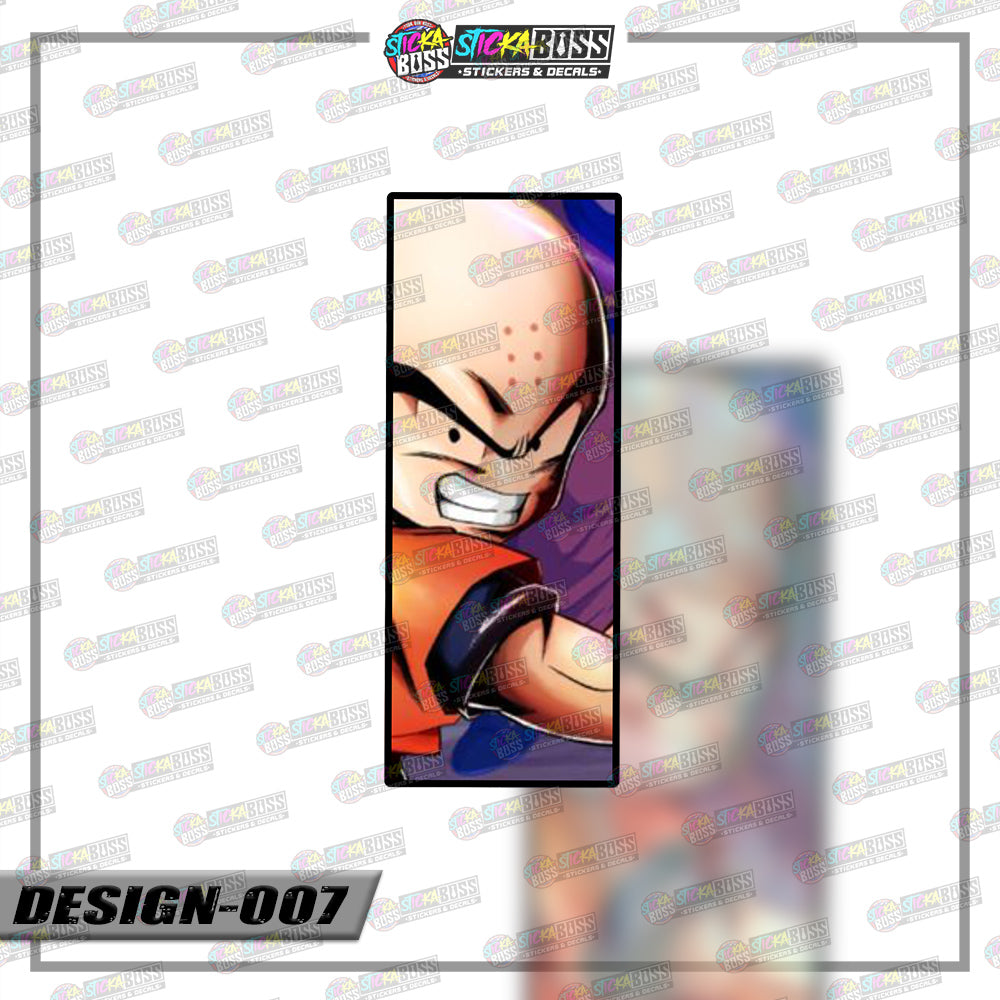 DRAGONBALL | RECTANGLE SIZE VINYL STICKER 【VINYL PRINTED】( LAMINATED / WATERPROOF )