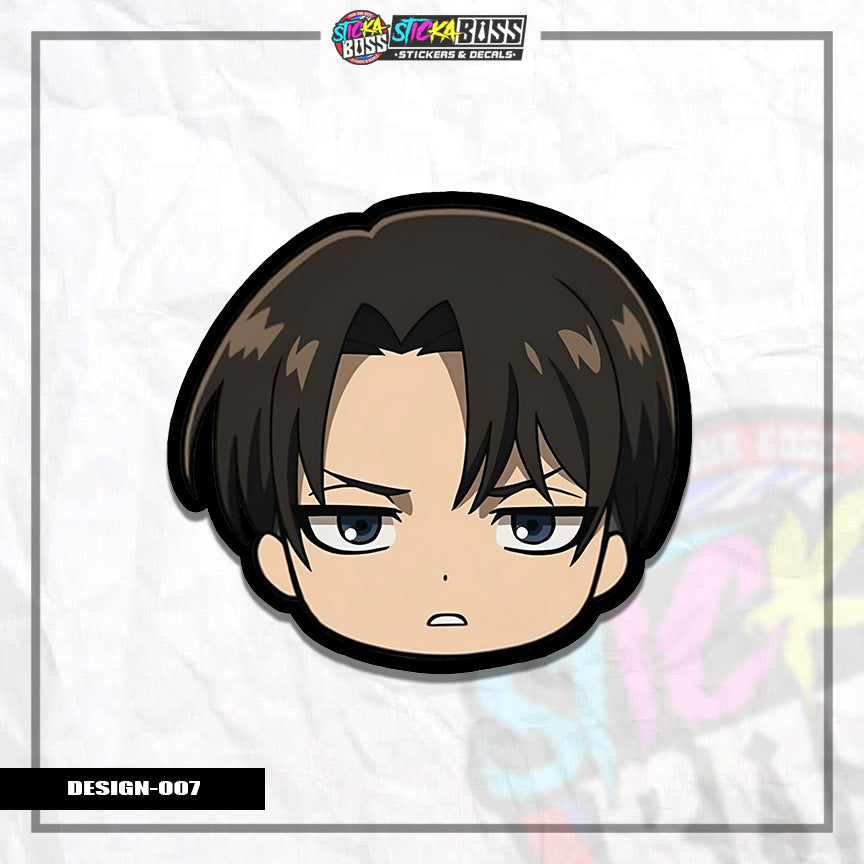 ATTACK ON TITAN| ANIME STICKER HEADS ( ANIME VINYL STICKER DECALS )【Stickaboss】 (Copy)