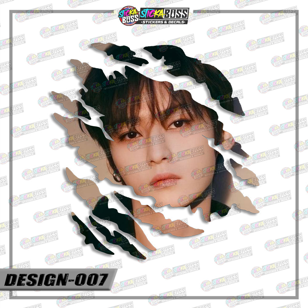 STRAYKIDS | ANIME SCRATCH STICKER【VINYL PRINTED】( LAMINATED / WATERPROOF )【Stickaboss】