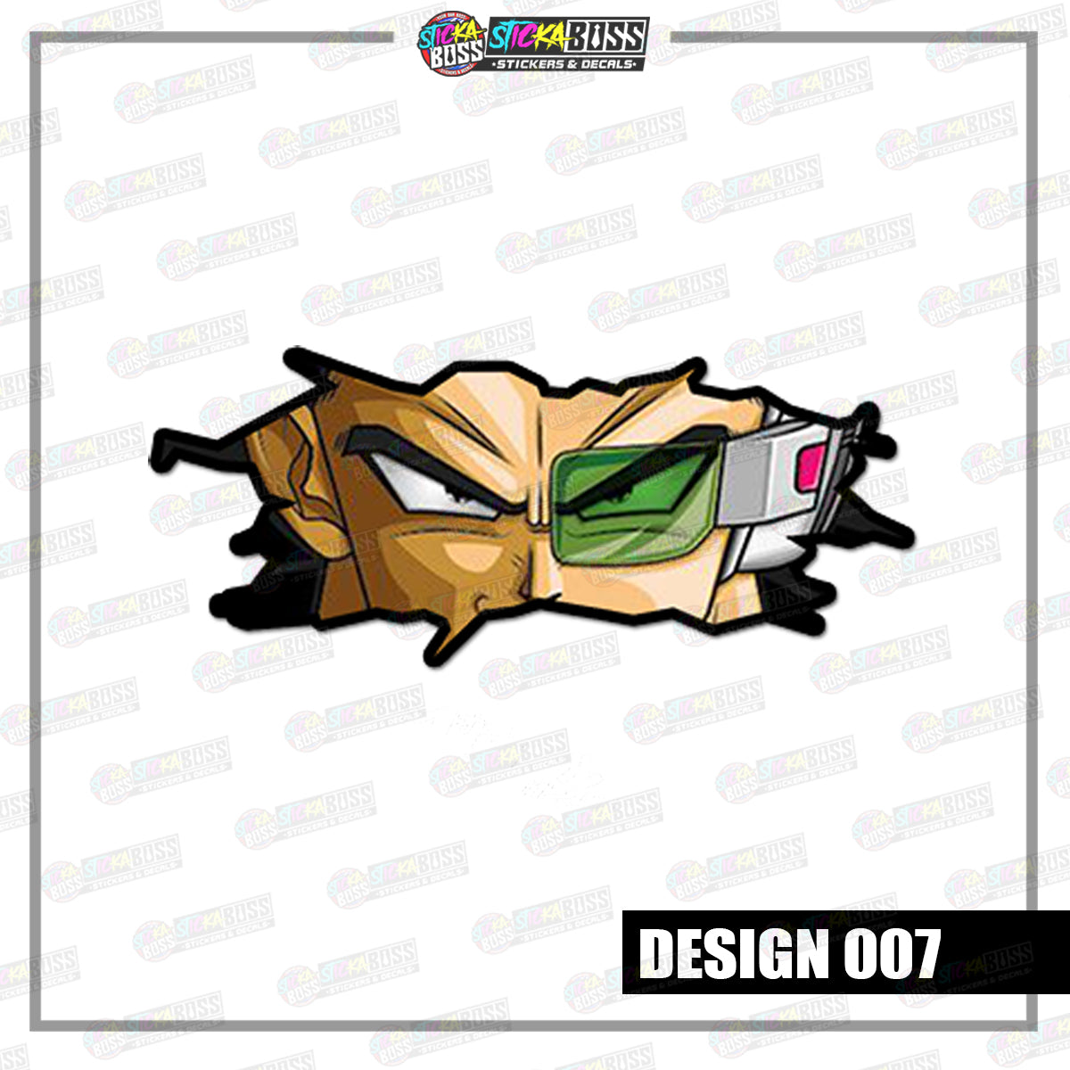DRAGON BALL | CRACK PEEKERS ( ANIME VINYL STICKER DECALS )【Stickaboss】