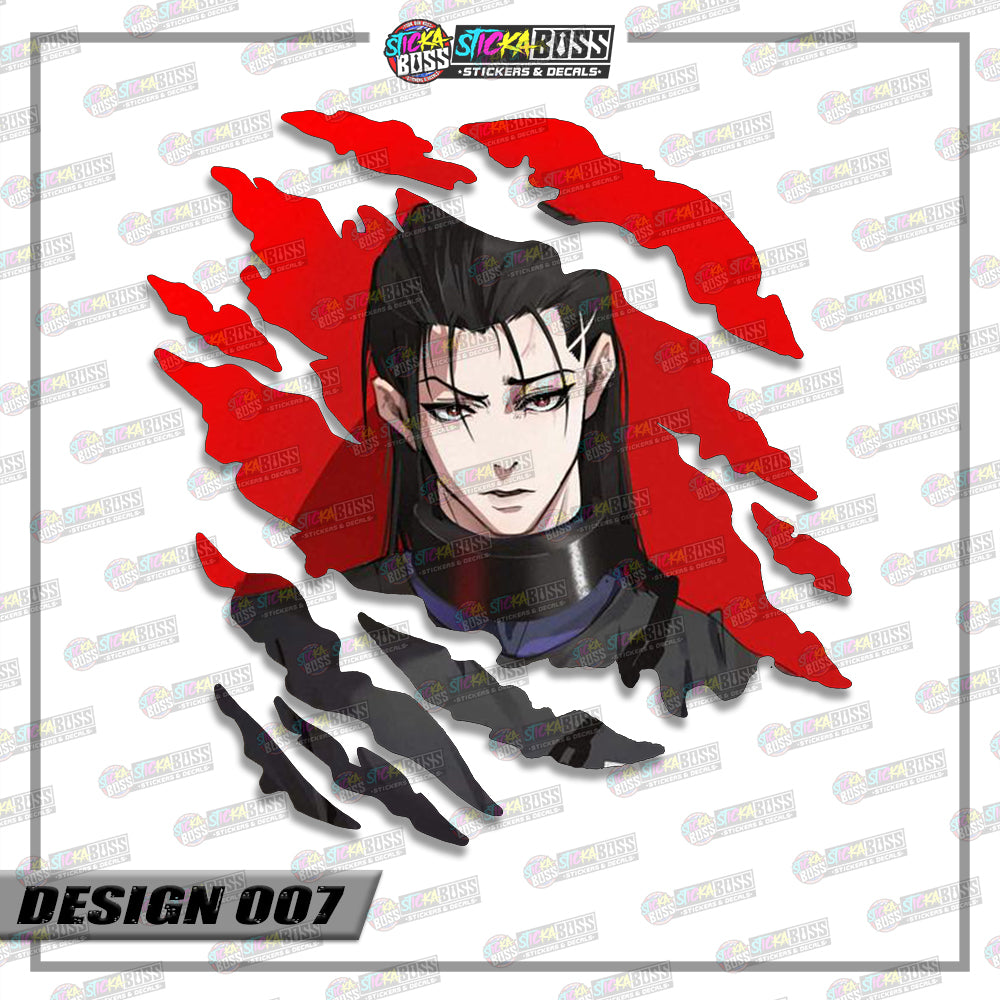 BLUE BLOCK | ANIME SCRATCH STICKER【VINYL PRINTED】( LAMINATED / WATERPROOF )【Stickaboss】