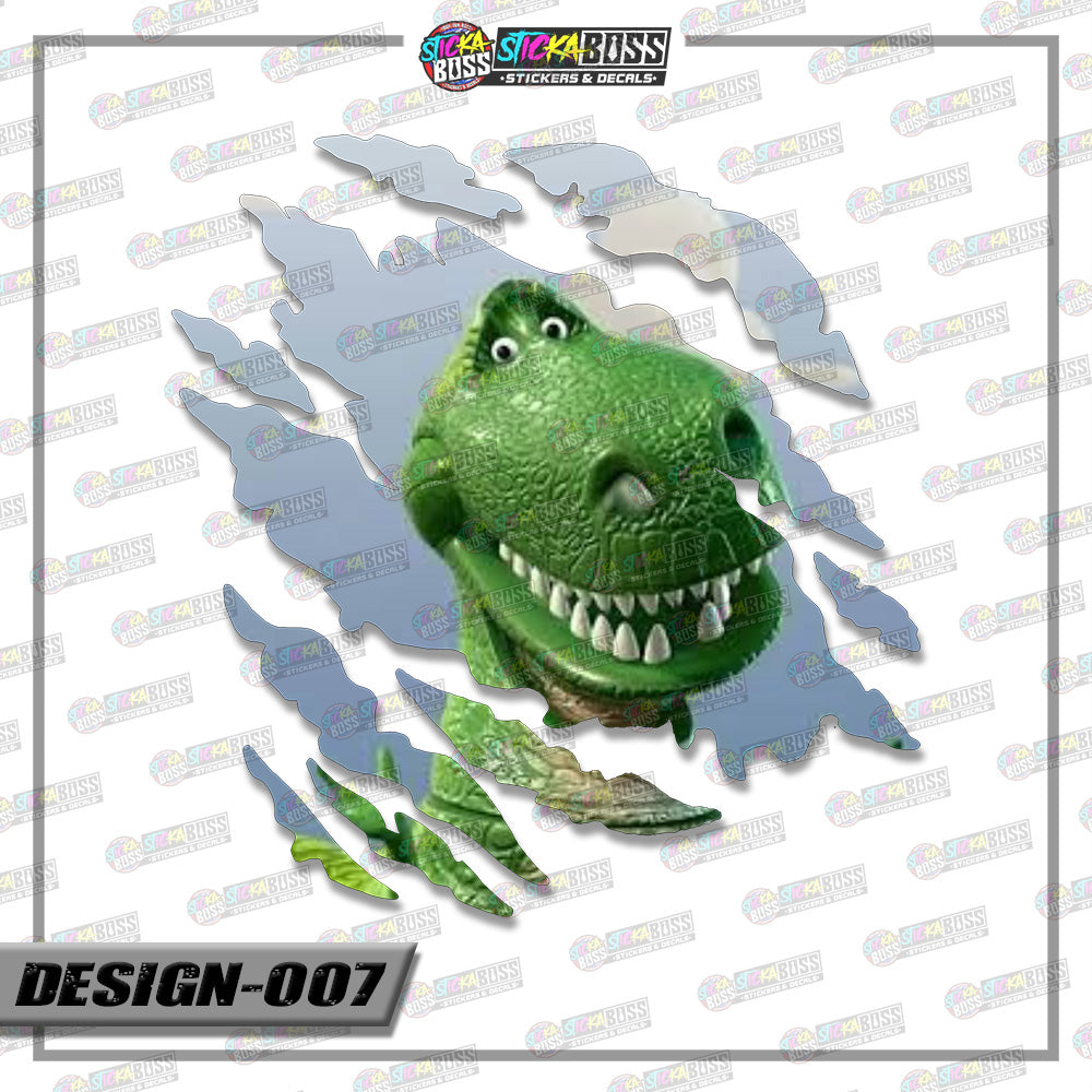 TOY STORY| ANIME SCRATCH STICKER【VINYL PRINTED】( LAMINATED / WATERPROOF )【Stickaboss】