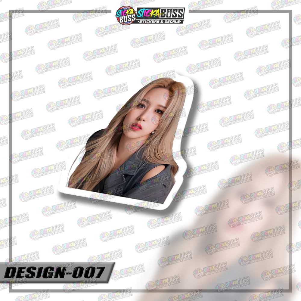 KPOP-TWICE | VINYL STICKER【VINYL PRINTED】( LAMINATED / WATERPROOF ) (Copy)