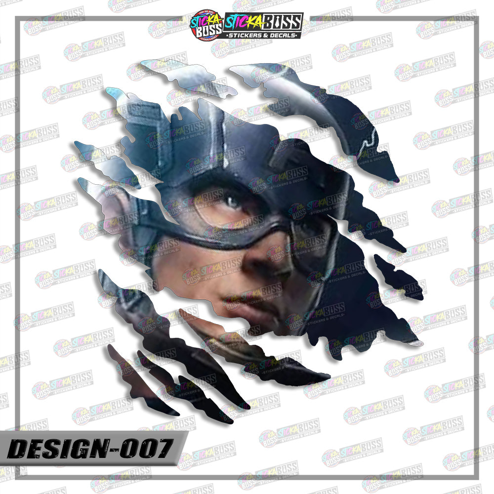 AVENGERS PART | ANIME SCRATCH STICKER【VINYL PRINTED】( LAMINATED / WATERPROOF )【Stickaboss】