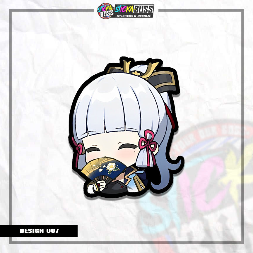 GENSHIN | ANIME STICKER HEADS ( ANIME VINYL STICKER DECALS )【Stickaboss】