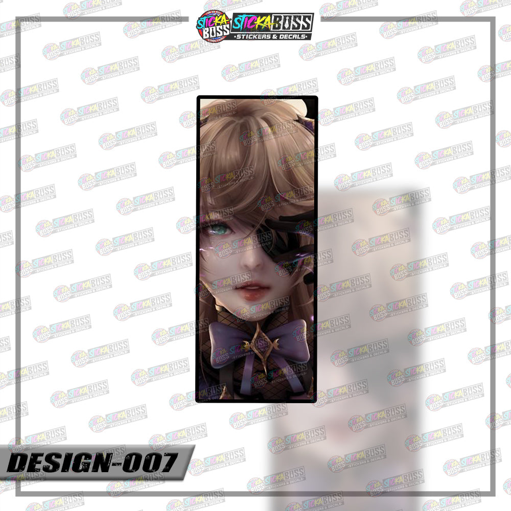 GENSHIN IMPACT | RECTANGLE SIZE VINYL STICKER 【VINYL PRINTED】( LAMINATED / WATERPROOF )