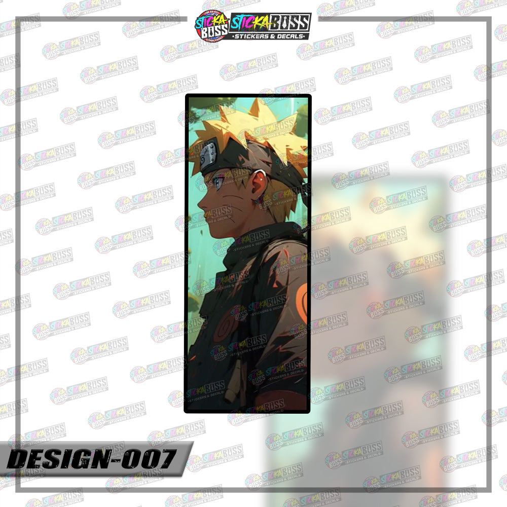 NARUTO | RECTANGLE SIZE VINYL STICKER 【VINYL PRINTED】( LAMINATED / WATERPROOF )