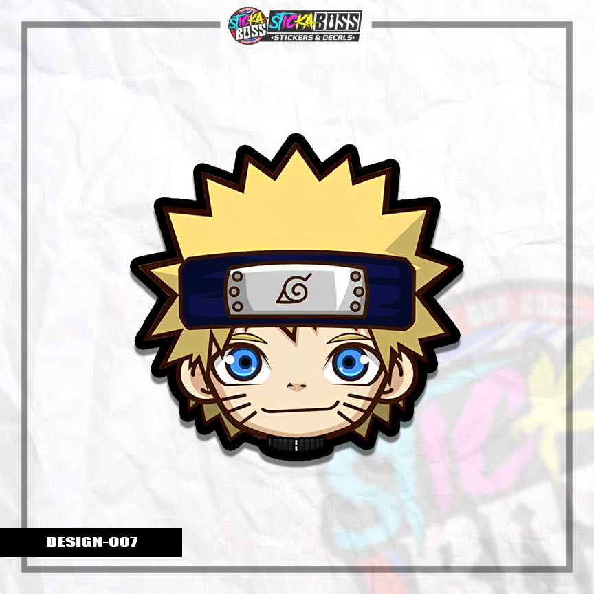 NARUTO | ANIME STICKER HEADS ( ANIME VINYL STICKER DECALS )【Stickaboss】 (Copy)