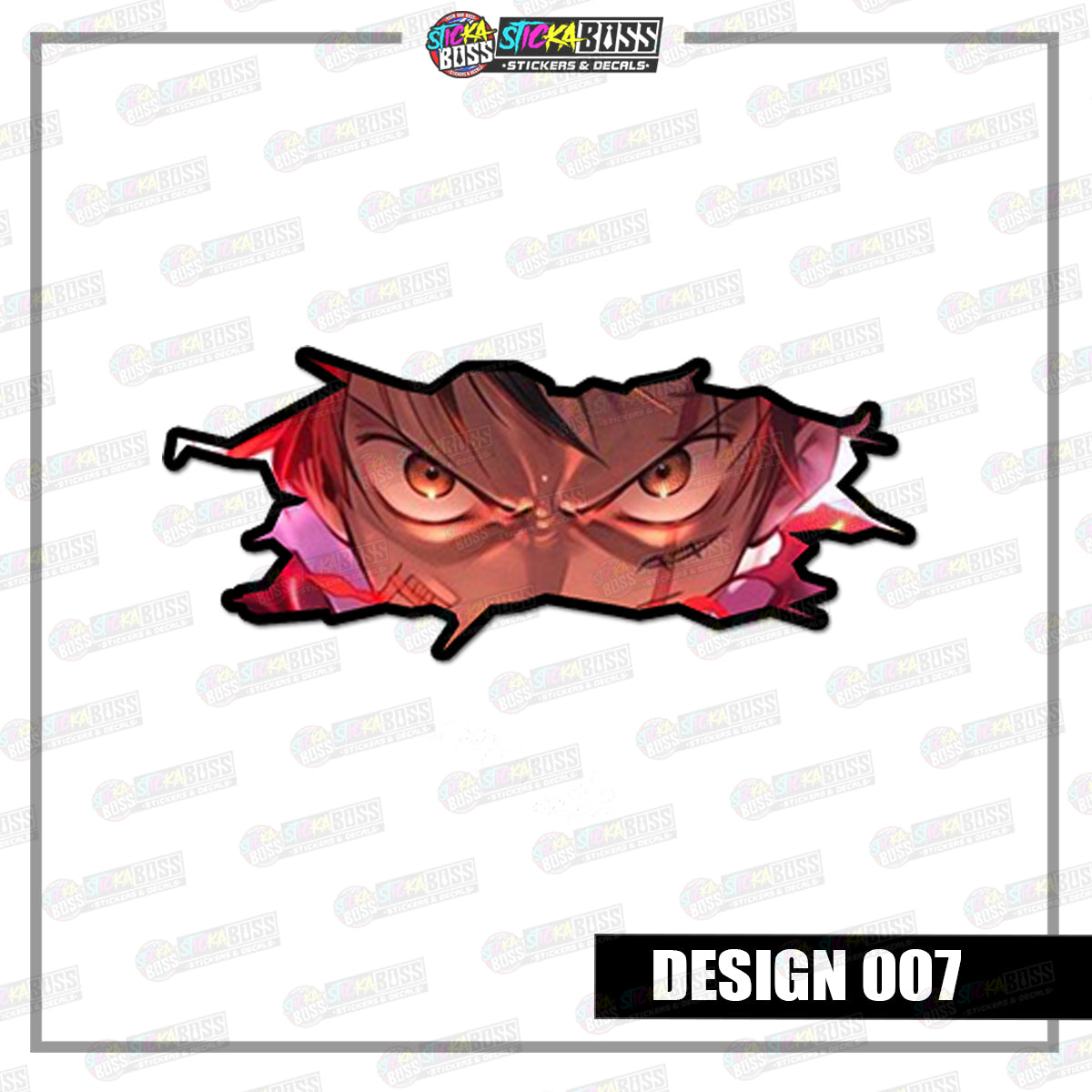 ONEPIECE | CRACK PEEKERS ( ANIME VINYL STICKER DECALS )【Stickaboss】