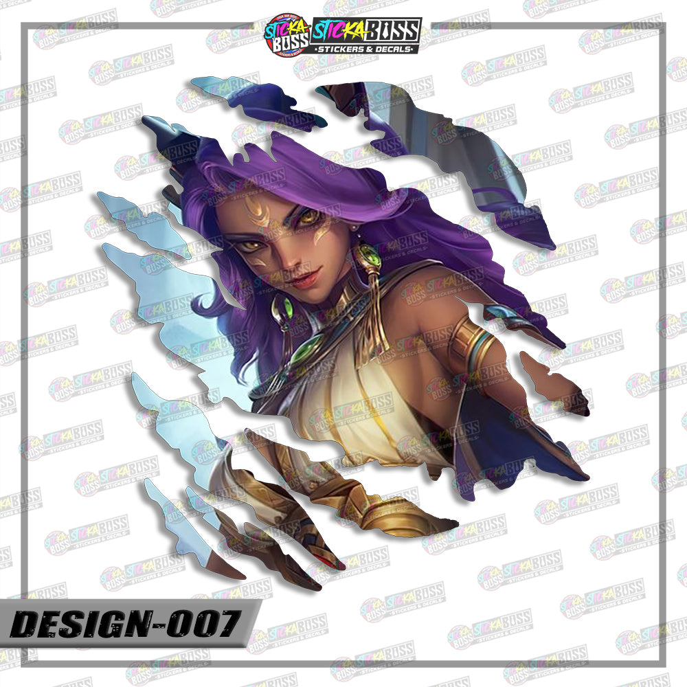 ML | ANIME SCRATCH STICKER【VINYL PRINTED】( LAMINATED / WATERPROOF )【Stickaboss】