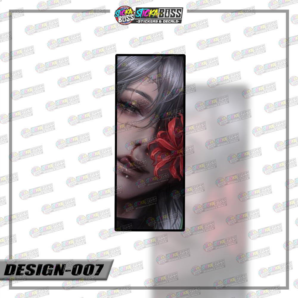 JUJUTSU KAISEN | RECTANGLE SIZE VINYL STICKER 【VINYL PRINTED】( LAMINATED / WATERPROOF )