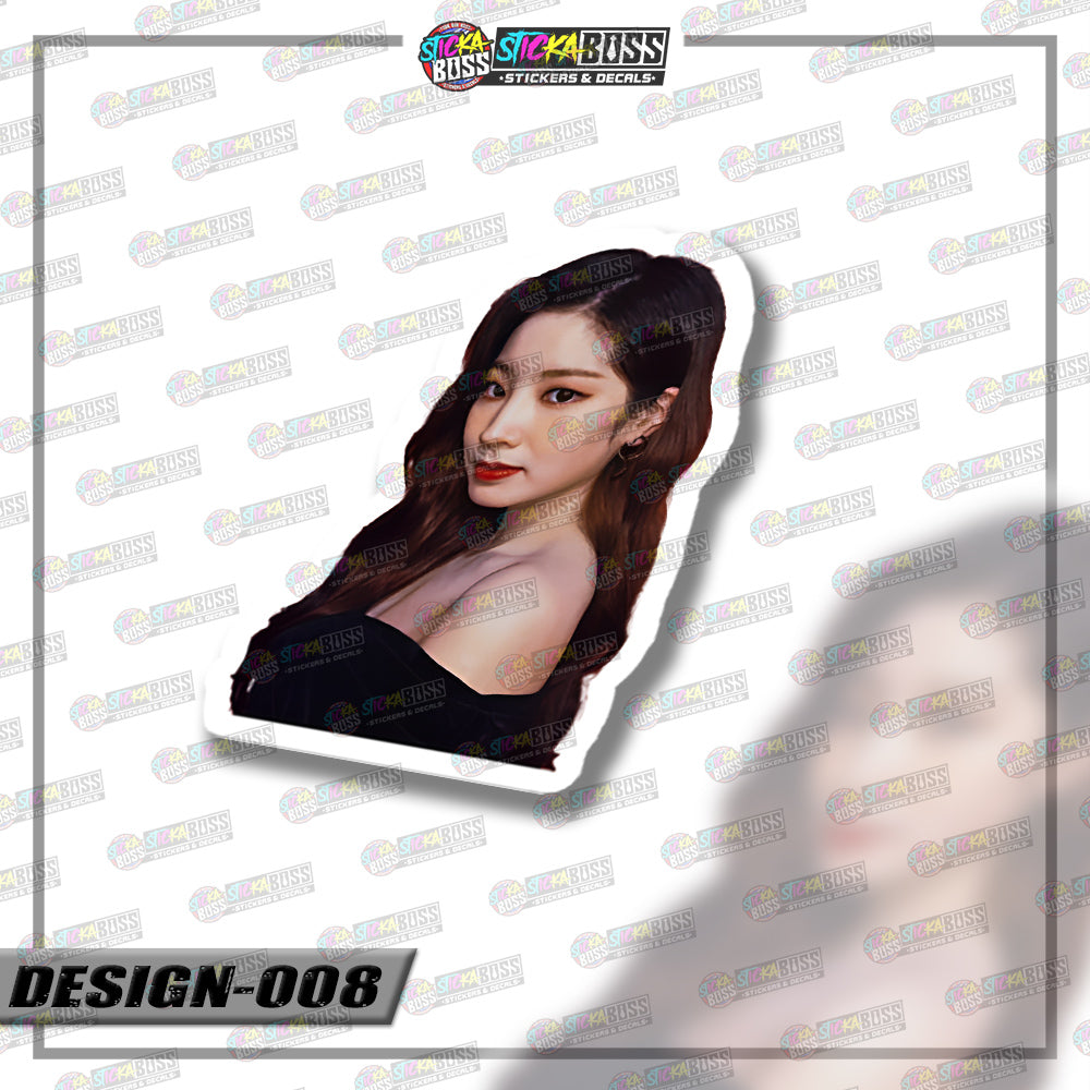 KPOP-TWICE | VINYL STICKER【VINYL PRINTED】( LAMINATED / WATERPROOF ) (Copy)