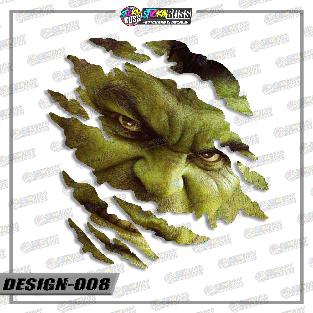AVENGERS PART | ANIME SCRATCH STICKER【VINYL PRINTED】( LAMINATED / WATERPROOF )【Stickaboss】