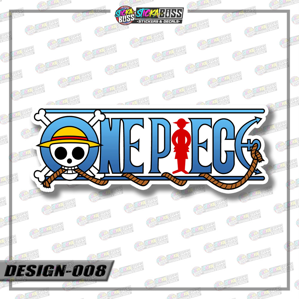 ONE PIECE P2 | VINYL STICKER【VINYL PRINTED】( LAMINATED / WATERPROOF ) (Copy)