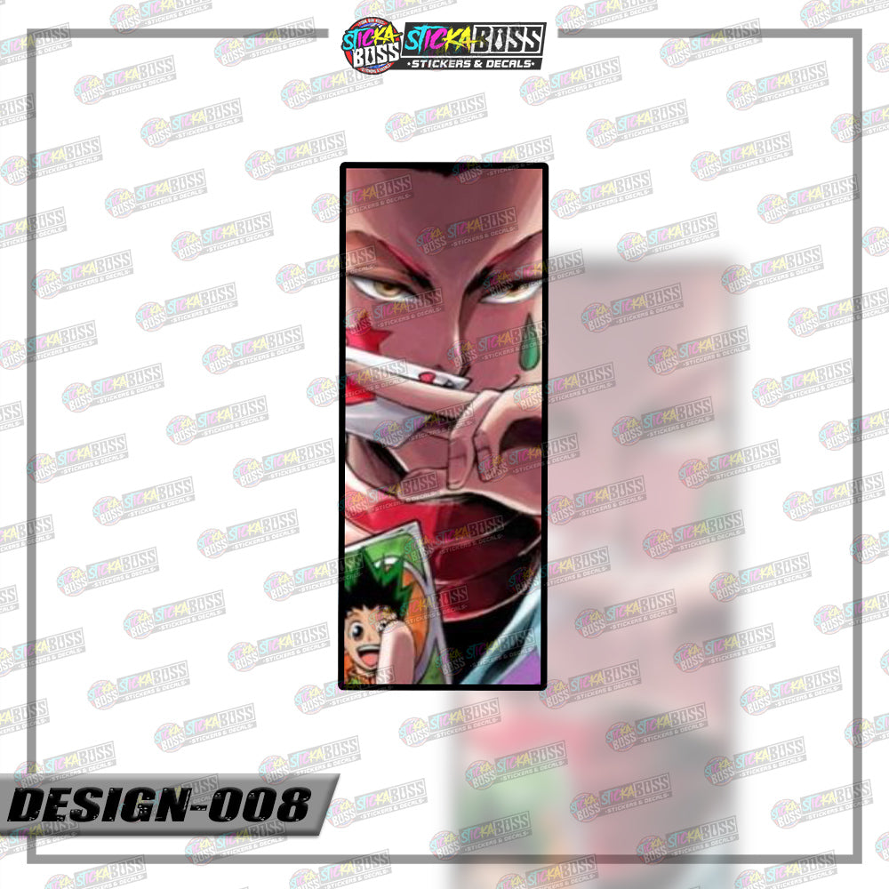 DEMONSLAYER | RECTANGLE SIZE VINYL STICKER 【VINYL PRINTED】( LAMINATED / WATERPROOF )