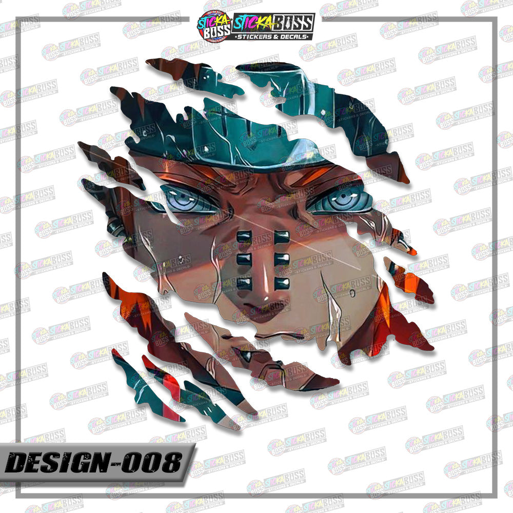 NARUTO PART 2 | ANIME SCRATCH STICKER【VINYL PRINTED】( LAMINATED / WATERPROOF )【Stickaboss】