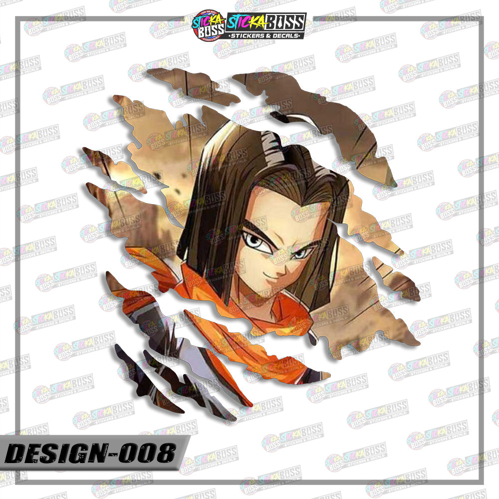 DRAGON BALL | ANIME SCRATCH STICKER【VINYL PRINTED】( LAMINATED / WATERPROOF )【Stickaboss】