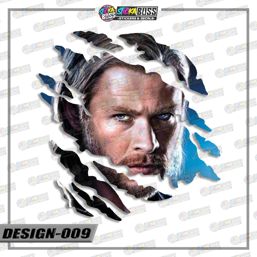 AVENGERS PART | ANIME SCRATCH STICKER【VINYL PRINTED】( LAMINATED / WATERPROOF )【Stickaboss】