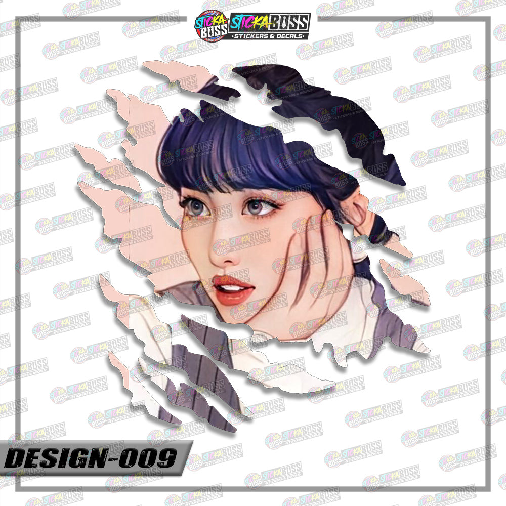 TWICE PART 2 | ANIME SCRATCH STICKER【VINYL PRINTED】( LAMINATED / WATERPROOF )【Stickaboss】