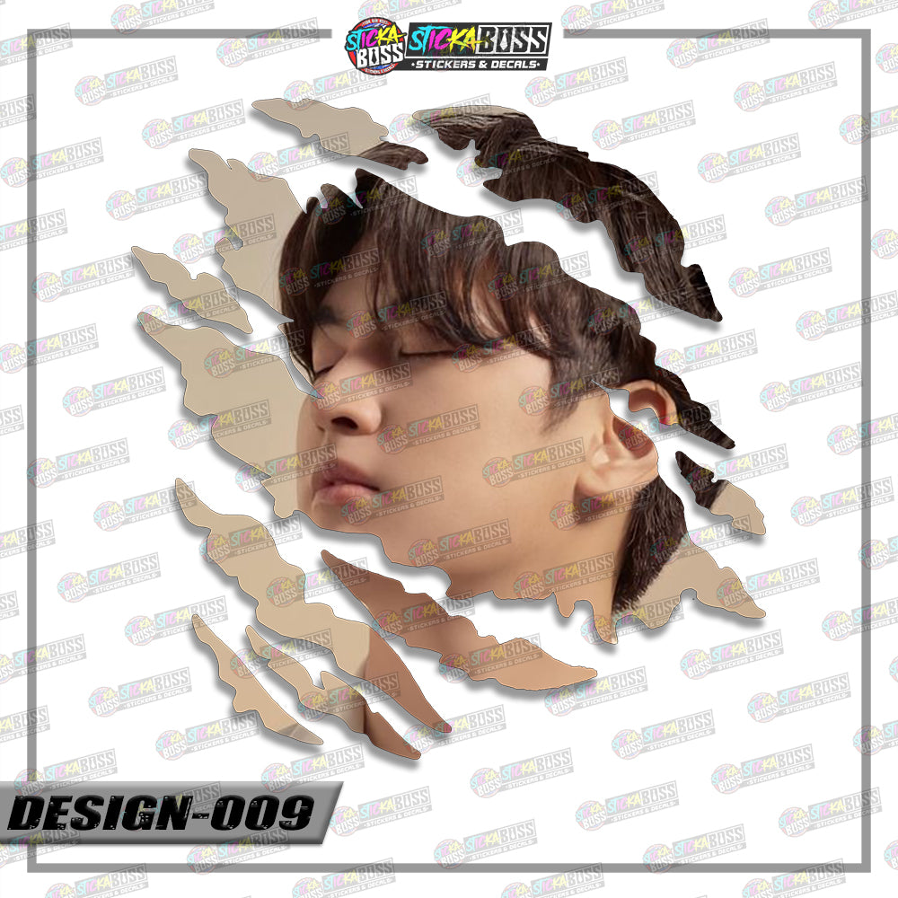 IKON | ANIME SCRATCH STICKER【VINYL PRINTED】( LAMINATED / WATERPROOF )【Stickaboss】