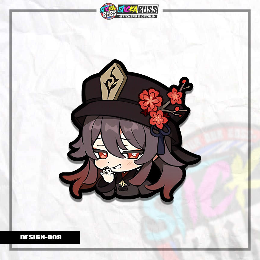 GENSHIN | ANIME STICKER HEADS ( ANIME VINYL STICKER DECALS )【Stickaboss】