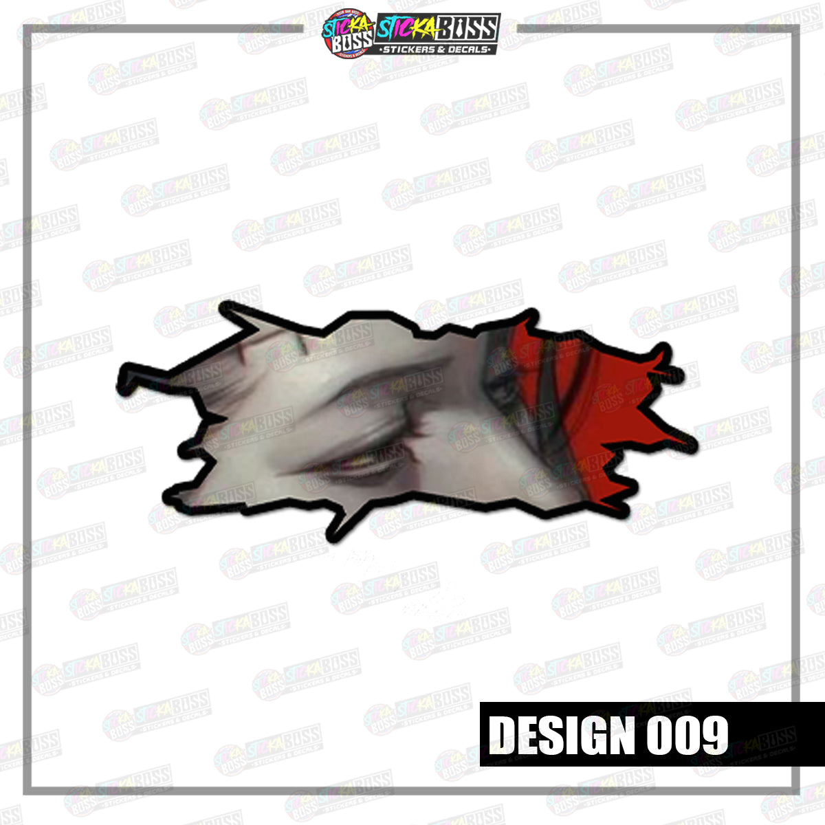 JUJUTSU KAISEN | CRACK PEEKERS ( ANIME VINYL STICKER DECALS )【Stickaboss】
