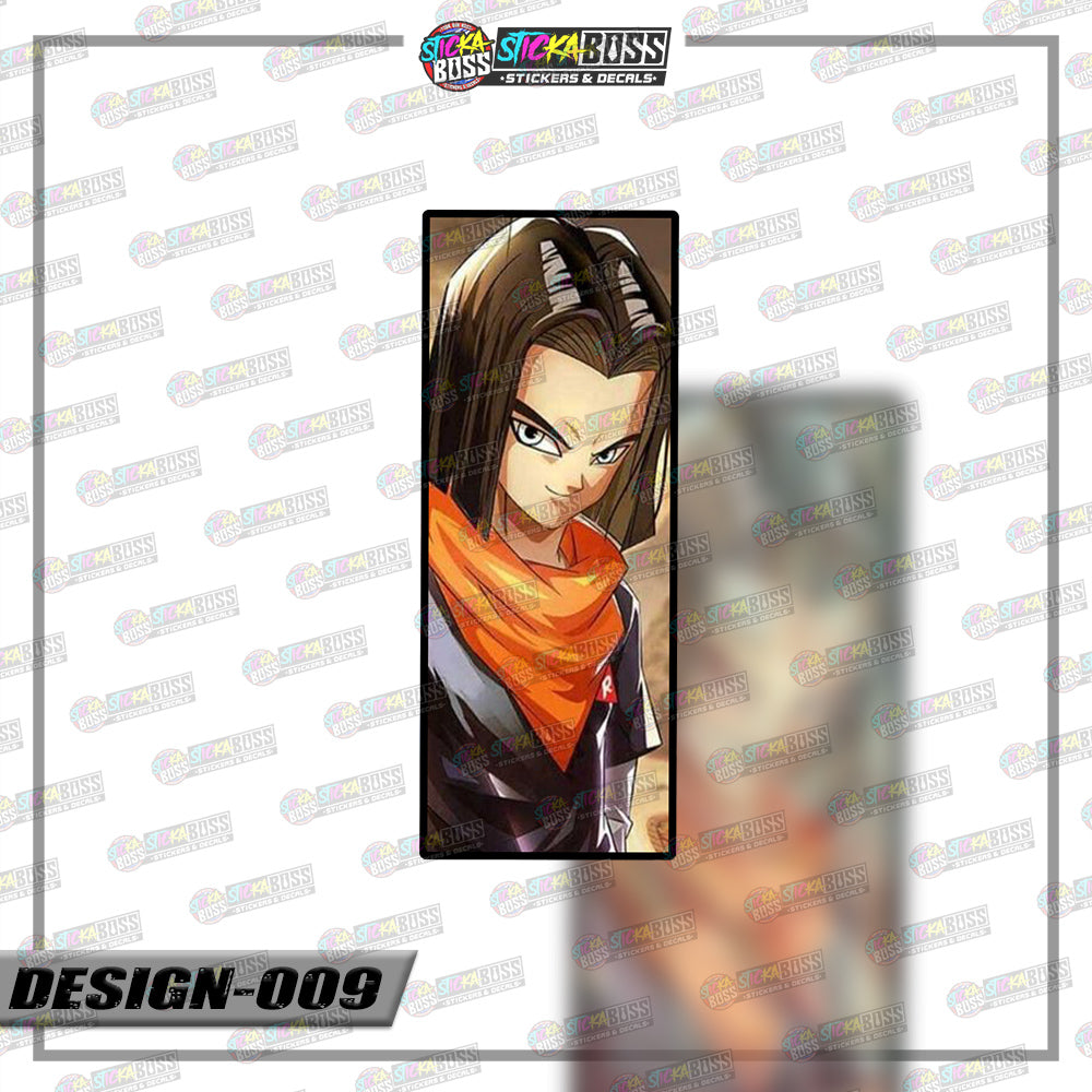 DRAGONBALL | RECTANGLE SIZE VINYL STICKER 【VINYL PRINTED】( LAMINATED / WATERPROOF )