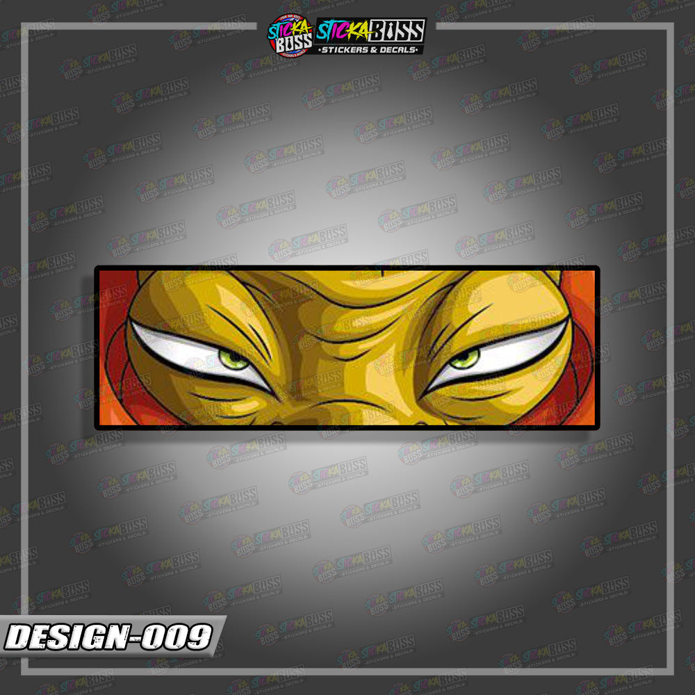 DRAGON BALL Z | ANIME EYE SLAP STICKER【VINYL PRINTED】( LAMINATED / WATERPROOF )