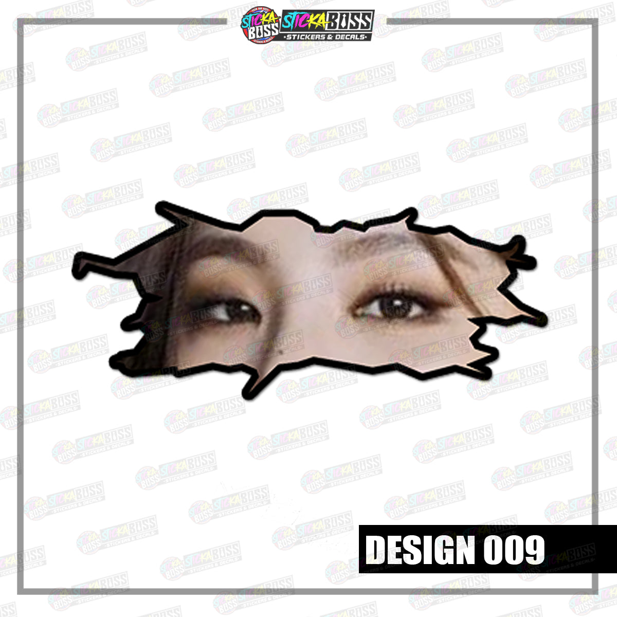 KPOP- ITZY| CRACK PEEKERS ( ANIME VINYL STICKER DECALS )【Stickaboss】