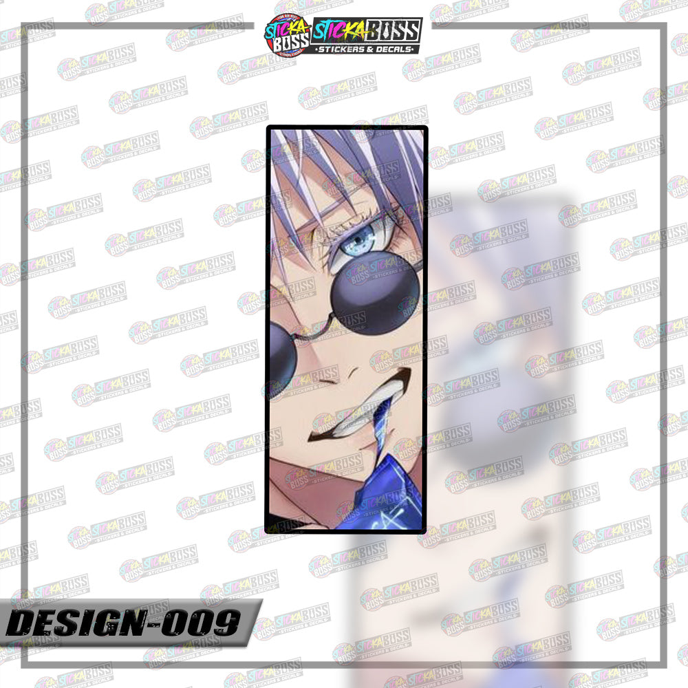 JUJUTSU KAISEN | RECTANGLE SIZE VINYL STICKER 【VINYL PRINTED】( LAMINATED / WATERPROOF )