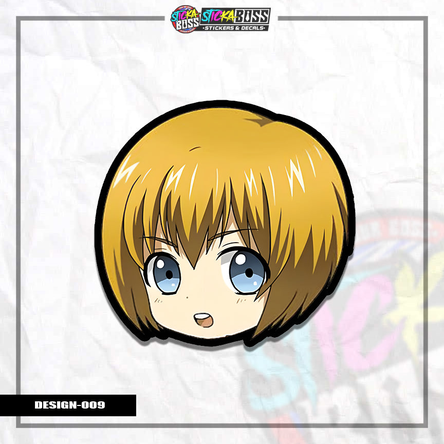 ATTACK ON TITAN| ANIME STICKER HEADS ( ANIME VINYL STICKER DECALS )【Stickaboss】 (Copy)