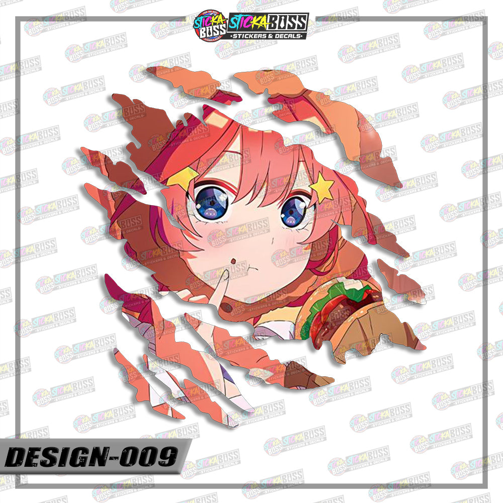 THE QUINTESSENTIAL QUINTUPLETS| ANIME SCRATCH STICKER【VINYL PRINTED】( LAMINATED / WATERPROOF )【Stick