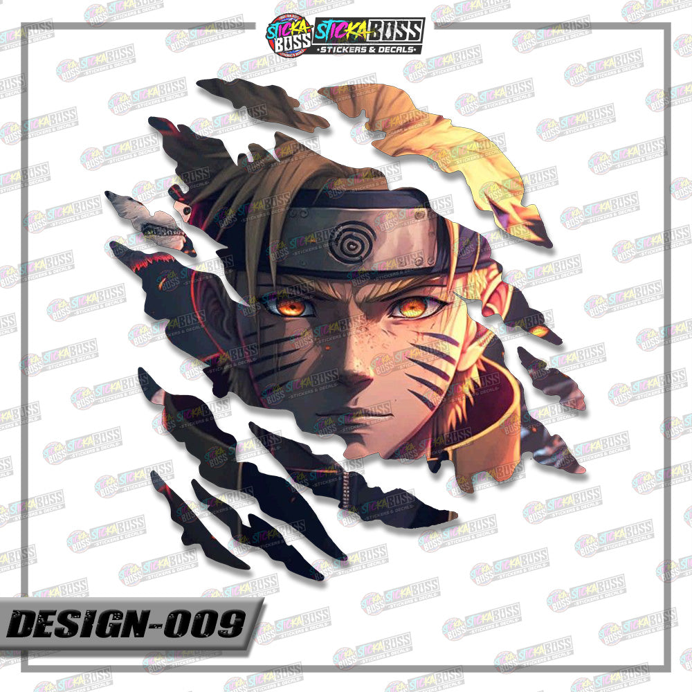 NARUTO PART 2 | ANIME SCRATCH STICKER【VINYL PRINTED】( LAMINATED / WATERPROOF )【Stickaboss】