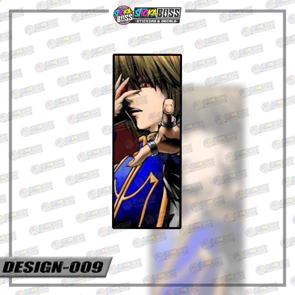 HUNTER X HUNTER | RECTANGLE SIZE VINYL STICKER 【VINYL PRINTED】( LAMINATED / WATERPROOF )