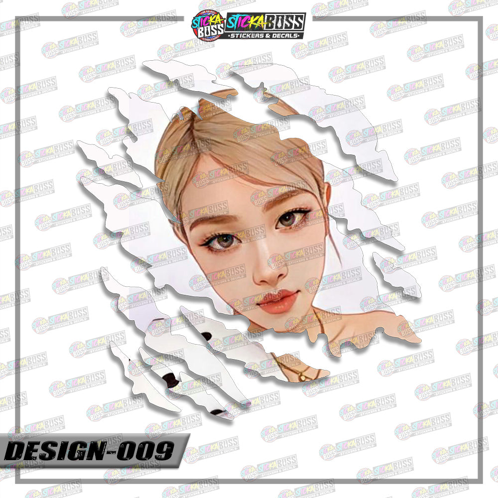 BLACKPINK PART 2 | ANIME SCRATCH STICKER【VINYL PRINTED】( LAMINATED / WATERPROOF )【Stickaboss】