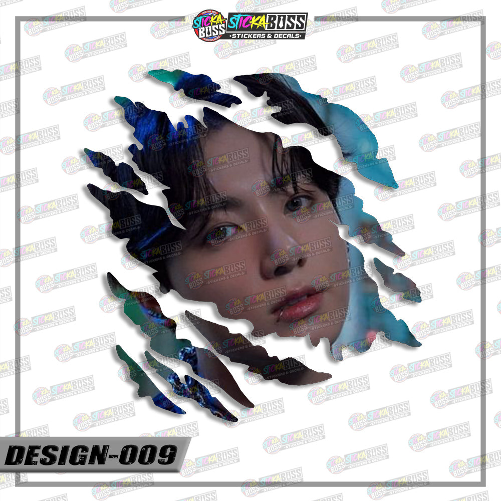 BTS | ANIME SCRATCH STICKER【VINYL PRINTED】( LAMINATED / WATERPROOF )【Stickaboss】 (Copy)