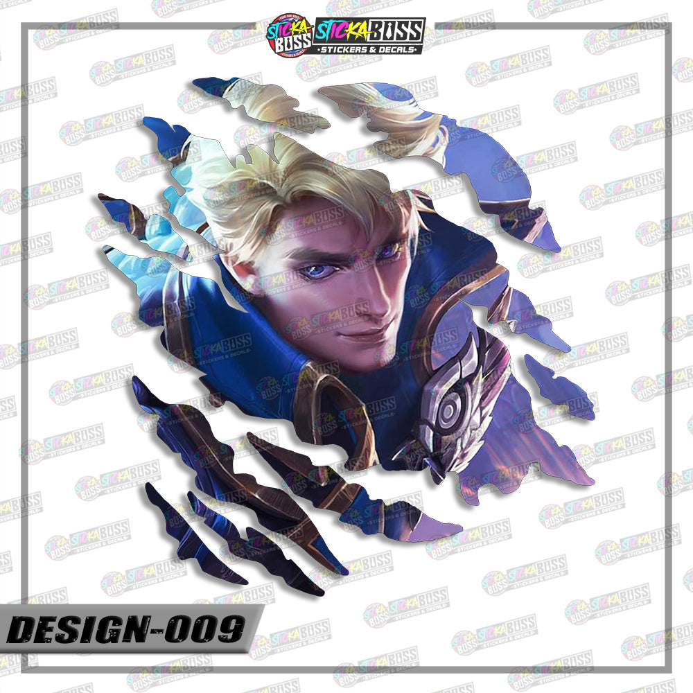 ML | ANIME SCRATCH STICKER【VINYL PRINTED】( LAMINATED / WATERPROOF )【Stickaboss】