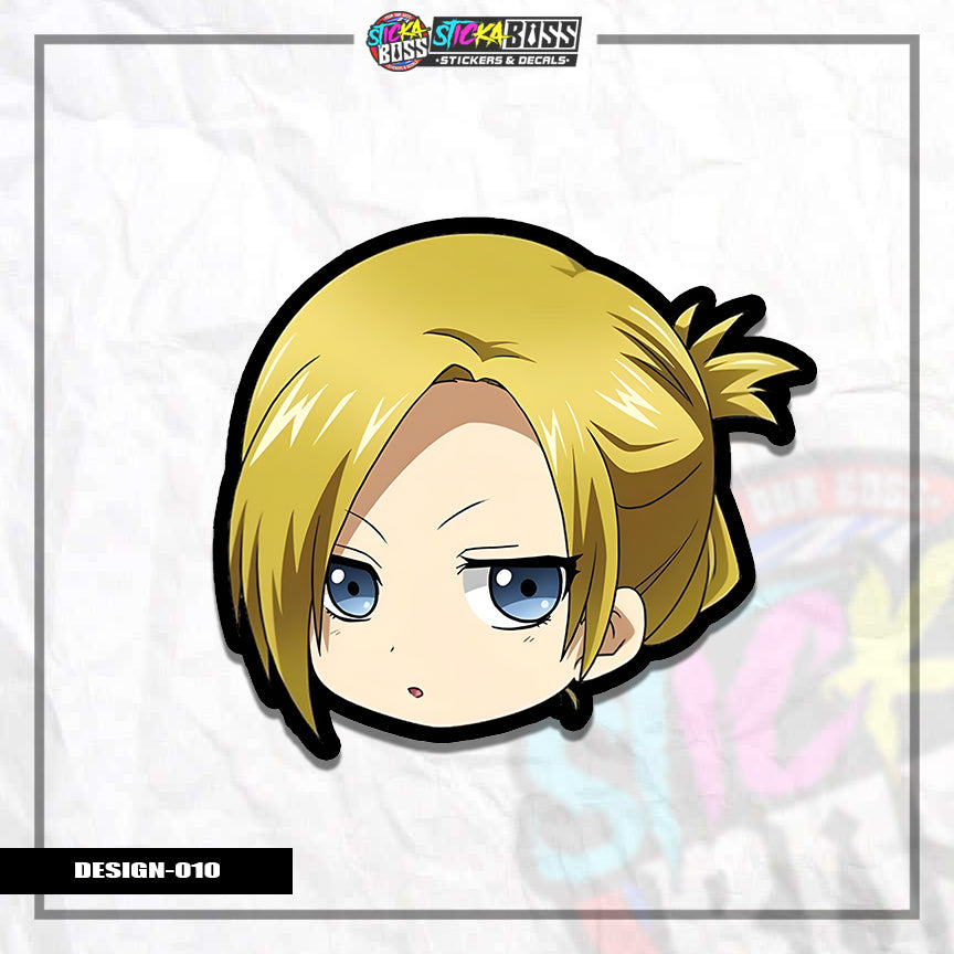 ATTACK ON TITAN| ANIME STICKER HEADS ( ANIME VINYL STICKER DECALS )【Stickaboss】 (Copy)