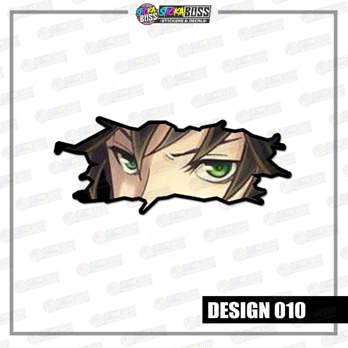 BLACK CLOVER | CRACK PEEKERS ( ANIME VINYL STICKER DECALS )【Stickaboss】