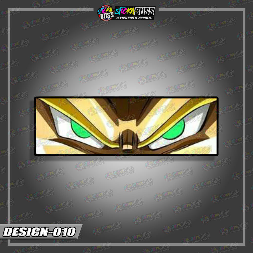 DRAGON BALL Z | ANIME EYE SLAP STICKER【VINYL PRINTED】( LAMINATED / WATERPROOF )