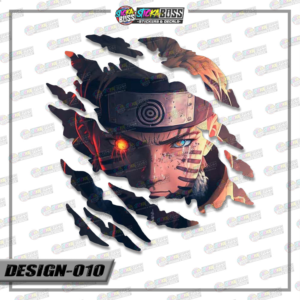 NARUTO PART 2 | ANIME SCRATCH STICKER【VINYL PRINTED】( LAMINATED / WATERPROOF )【Stickaboss】